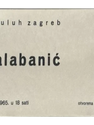 Balabanić Zdenko: Izložba 15 mrtvih priroda