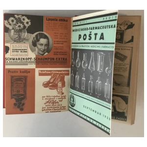 MEDICINSKO FARMACEUTSKA POŠTA, I. GODIŠTE  KOMPLET 12 BROJEVA  1935.