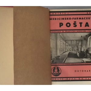 MEDICINSKO FARMACEUTSKA POŠTA, I. GODIŠTE  KOMPLET 12 BROJEVA  1935.