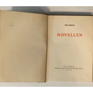 MILE BUDAK : NOVELLEN