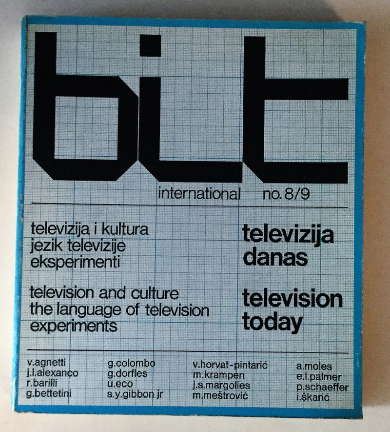 BIT INTERNATIONAL No. 8/9 ČASOPIS  : OPREMIO IVAN PICELJ