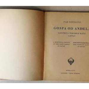 IVAN MEŠTROVIĆ : GOSPA OD ANĐELA