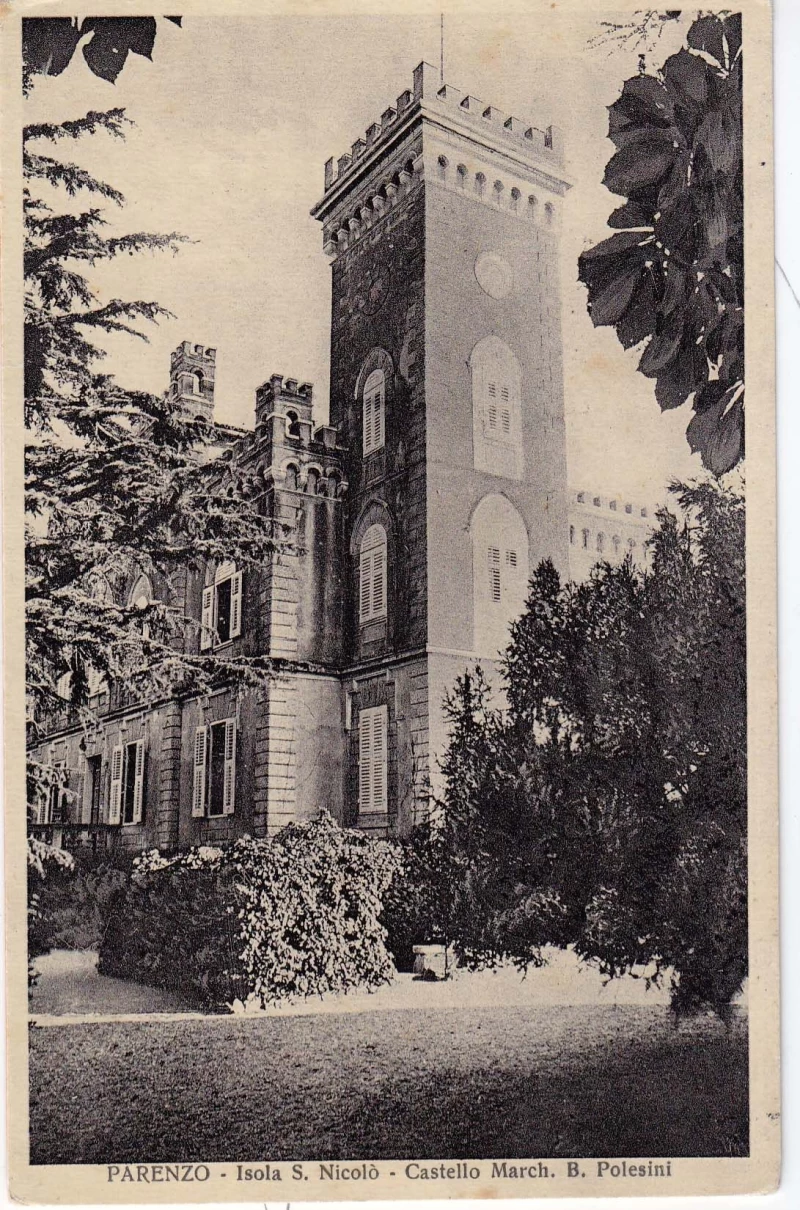 PULA PARENZO POREC ISTRA ISOLA S.NICOLO CASTELLO MARCH B.POLESINI STARA RAZGLEDNICA