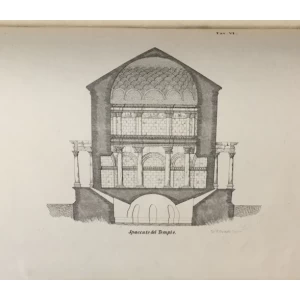 DELL ANTICO PALAZZO DI DIOCLEZIANO IN SPALATO  ILLUSTRAZIONE CON DODICI TAVOLE TRATTE DALL ORIGINALE PER SERVIRE DI GUIDA 
