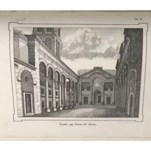DELL ANTICO PALAZZO DI DIOCLEZIANO IN SPALATO  ILLUSTRAZIONE CON DODICI TAVOLE TRATTE DALL ORIGINALE PER SERVIRE DI GUIDA 