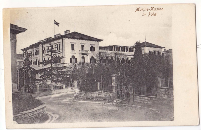 PULA POLA ISTRA HRVATSKA MARINE - KASINO  STARA RAZGLEDNICA 