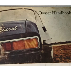 FORD ESCORT OWNER HANDBOOK