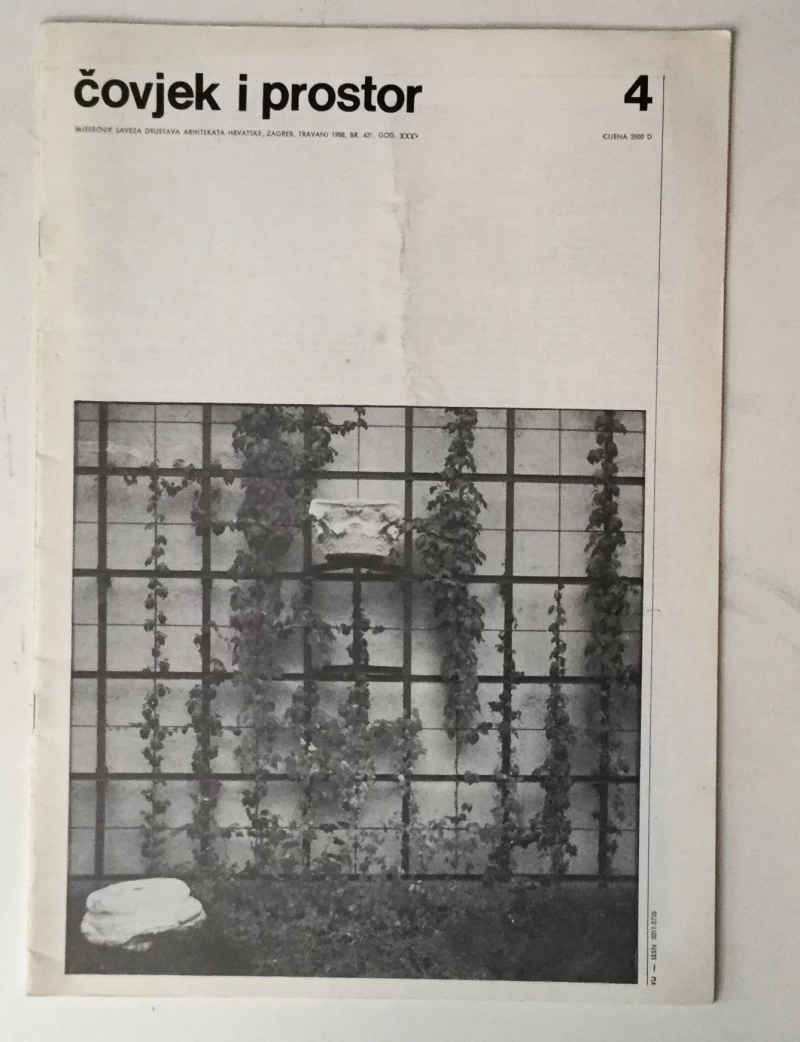 ČOVJEK I PROSTOR, ČASOPIS BROJ 4, GODINA 1988