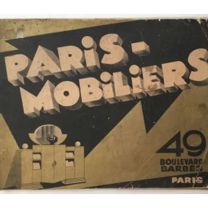 PARIS MOBILIERS : KATALOG NAMJEŠTAJA