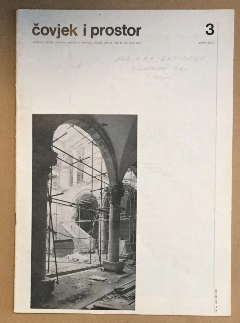 ČOVJEK I PROSTOR, br. 3, god. XXXV  1988.