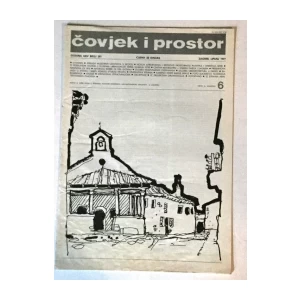 ČOVJEK I PROSTOR BROJ. 291- 1977. ARHITEKTURA