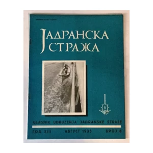 JADRANSKA STRAŽA 1935. BROJ 8