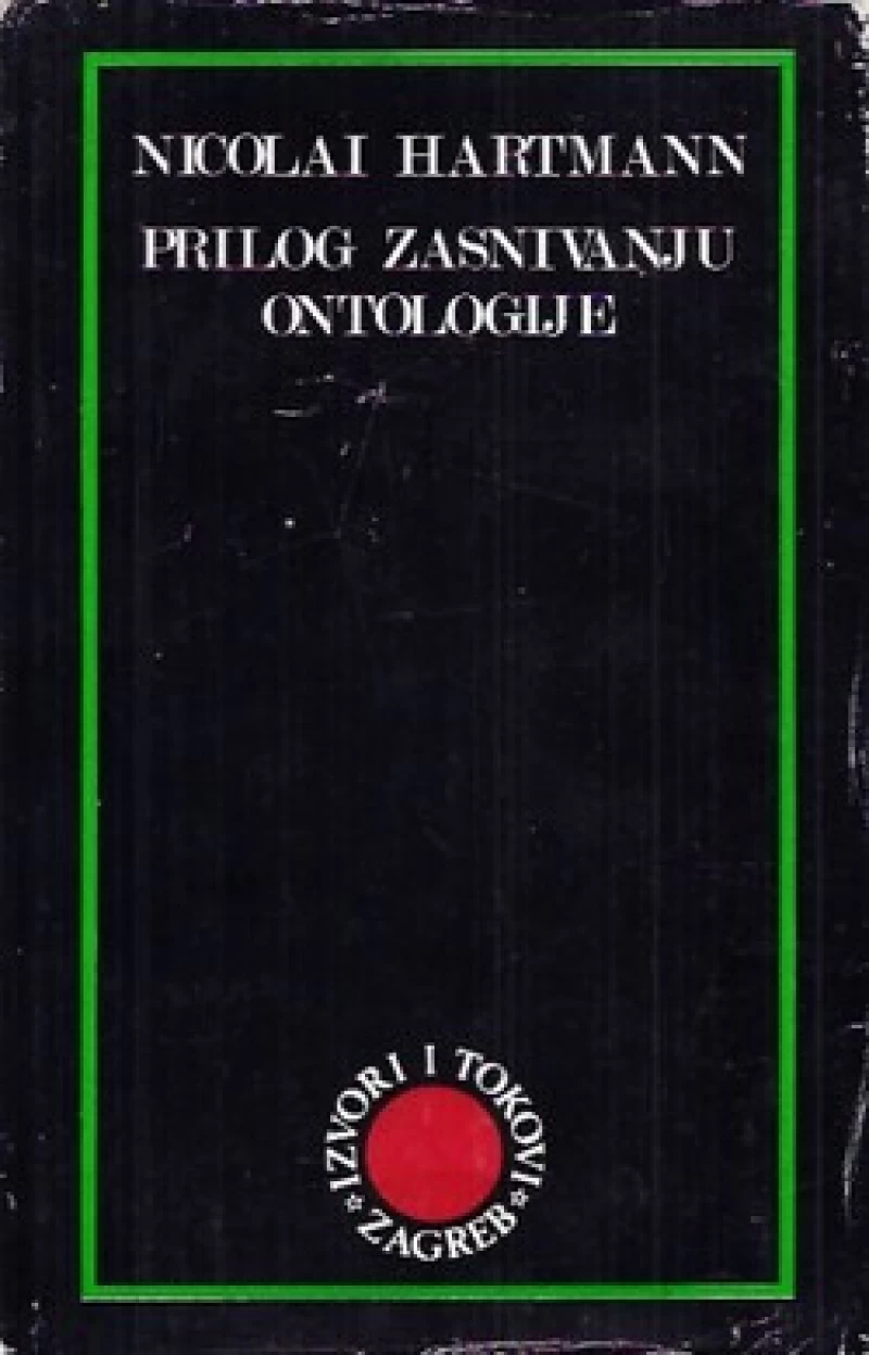 Hartmann Nicolai: Prilog zasnivanju ontologije