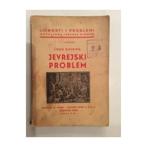 LOUIS GOLDING,  JEVREJSKI PROBLEM,  1939.