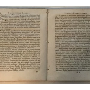 CONSTITUTIONES SYNODALES DIAE CESIS ZAGREBIENSIS PRO USO CLERI EJUSDEM DIAE CESIS IMPRESSAE 1766. GODINA