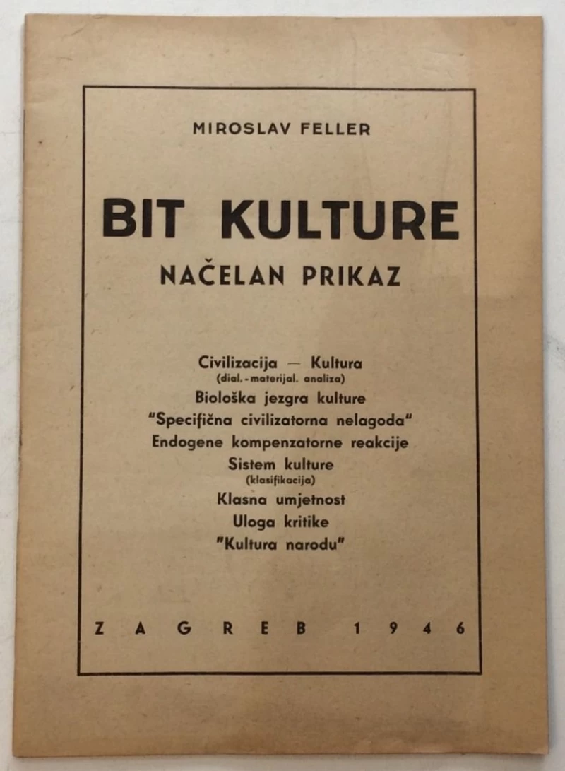MIROSLAV FELLER : BIT KULTURE NAČELAN PRIKAZ