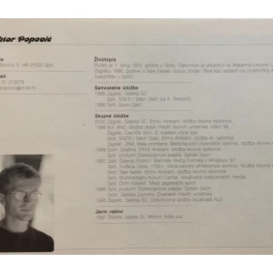 GALERIJA SVETOG KRŠEVANA 2000.  : VIKTOR POPOVIĆ : TATJANA RAVLIĆ : KRISTINA RESTOVIĆ : LOREN ŽIVKOVIĆ KULJIŠ 