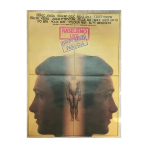 RASELJENO LICE : MATJAŽ VIPOTNIK 1982 : MARKO TIRAN : STARI PLAKATI 