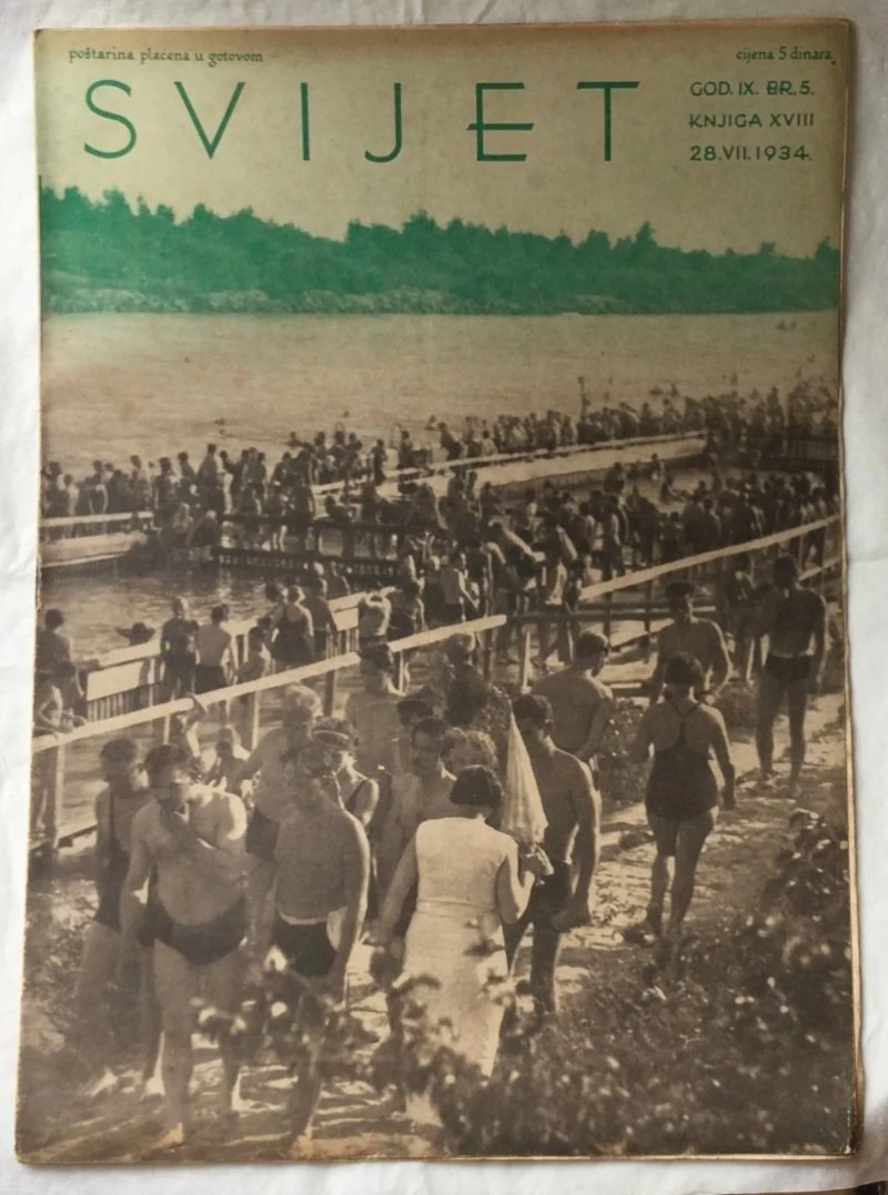 SVIJET ČASOPIS KNJIGA 18 GODINA 1934 BROJ 5