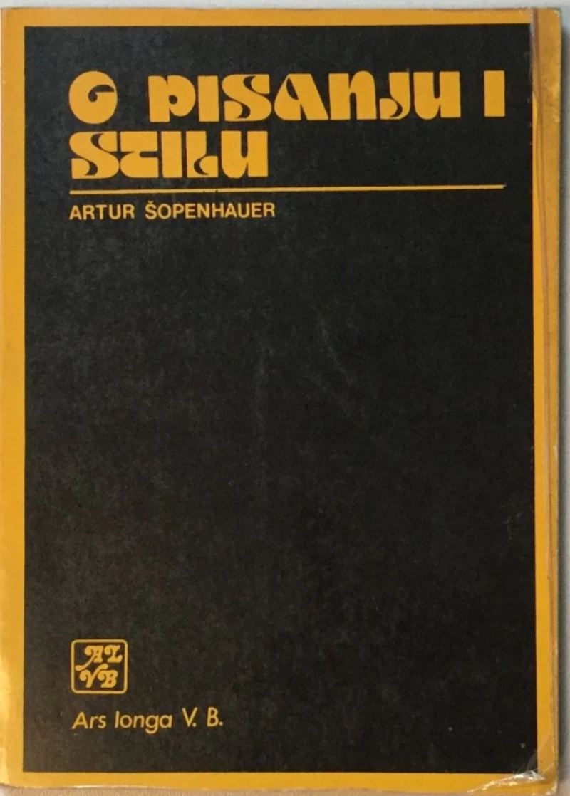 ARTUR ŠOPENHAUER : O PISANJU I STILU