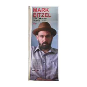 MARK EITZEL , TEATAR &amp;TD PLAKAT KONCERTA , MUZIČKI SALON SC 2007.