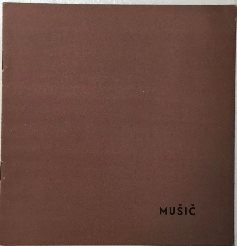 ZORAN MUŠIČ , KATALOG IZLOŽBE , MALA GALERIJA LJUBLJANA 1960.
