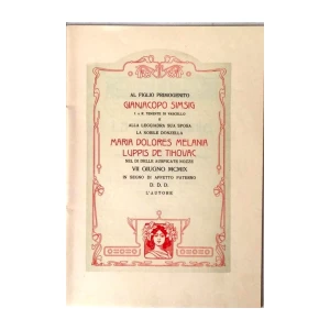 FEDERICO SIMSIG : LA GOVERNANTE , COMMEDIOLA IN UN ATTO