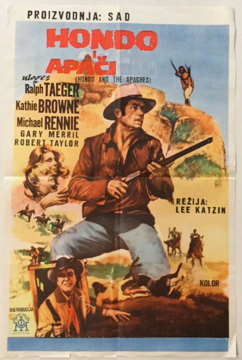 HONDO I APAČI , FILMSKI PLAKAT