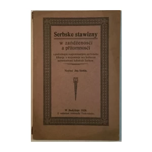 JAN SERBIN : SERBSKE STAWIZNY W ZANDZENOSCI A PRITOMNOSCI