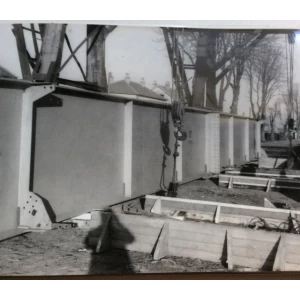 ALBUM , MOST PREKO MURE NA CEST GORIĆAN - LETENYE, 1961., 15 ORGINALNIH FOTOGRAFIJA !!!!!