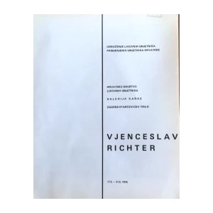 VJENCESLAV RICHTER KATALOG IZLOŽBE : GALERIJA KARAS 1978.