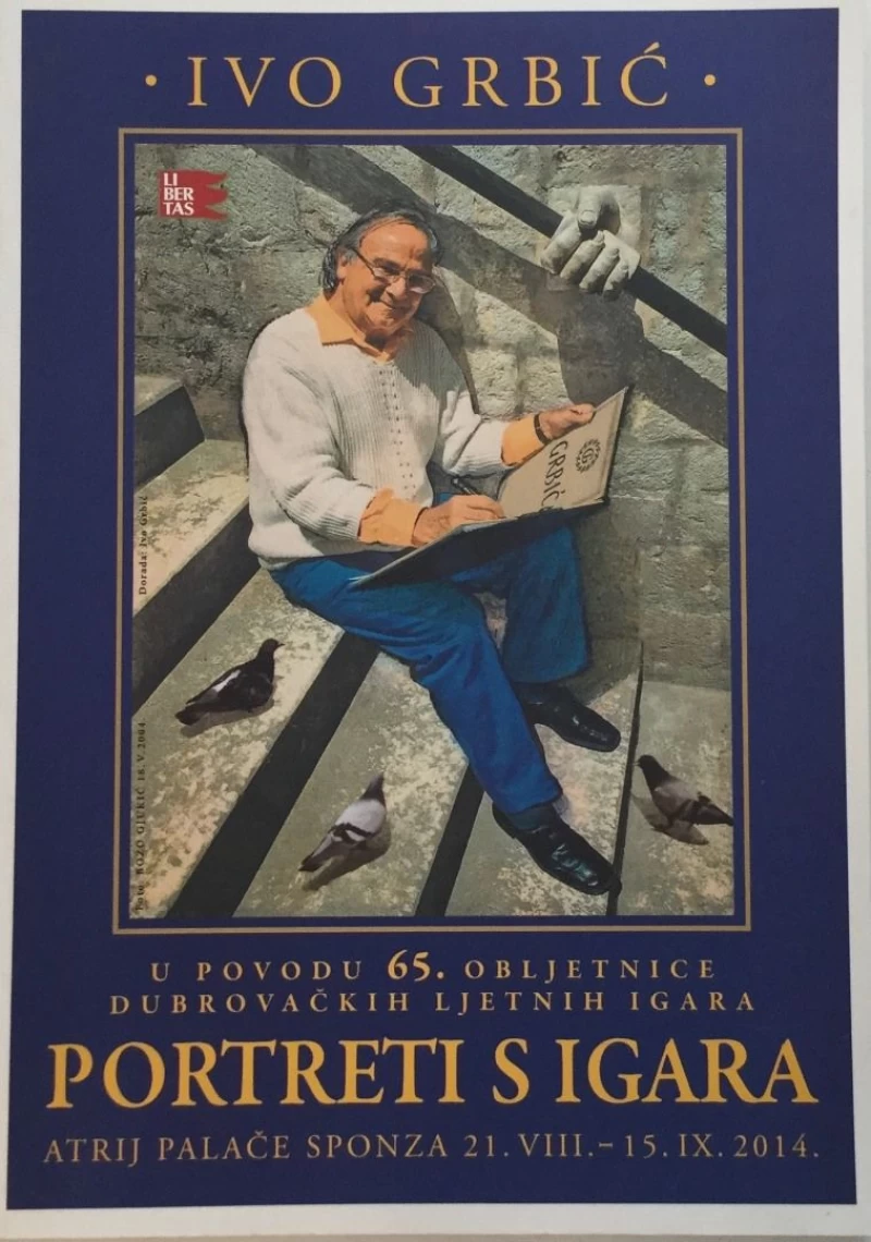 IVAN VIDJEN : IVO GRBIĆ KATALOG IZLOŽBE U POVODU 65.OBLJETNICE DUBROVAČKIH LJETNIH IGARA