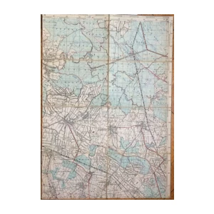 VUKOVAR, STARA ZEPLJOPISNA KARTA, 58 x 40 cm. 