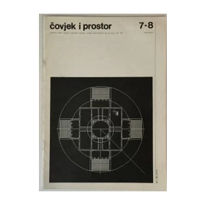 ČASOPIS ČOVJEK I PROSTOR , ARHITEKTURA , BROJ 7-8 GODINA 1988.