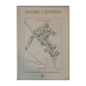 ČASOPIS ČOVJEK I PROSTOR , ARHITEKTURA , BROJ 10 GODINA 1986.