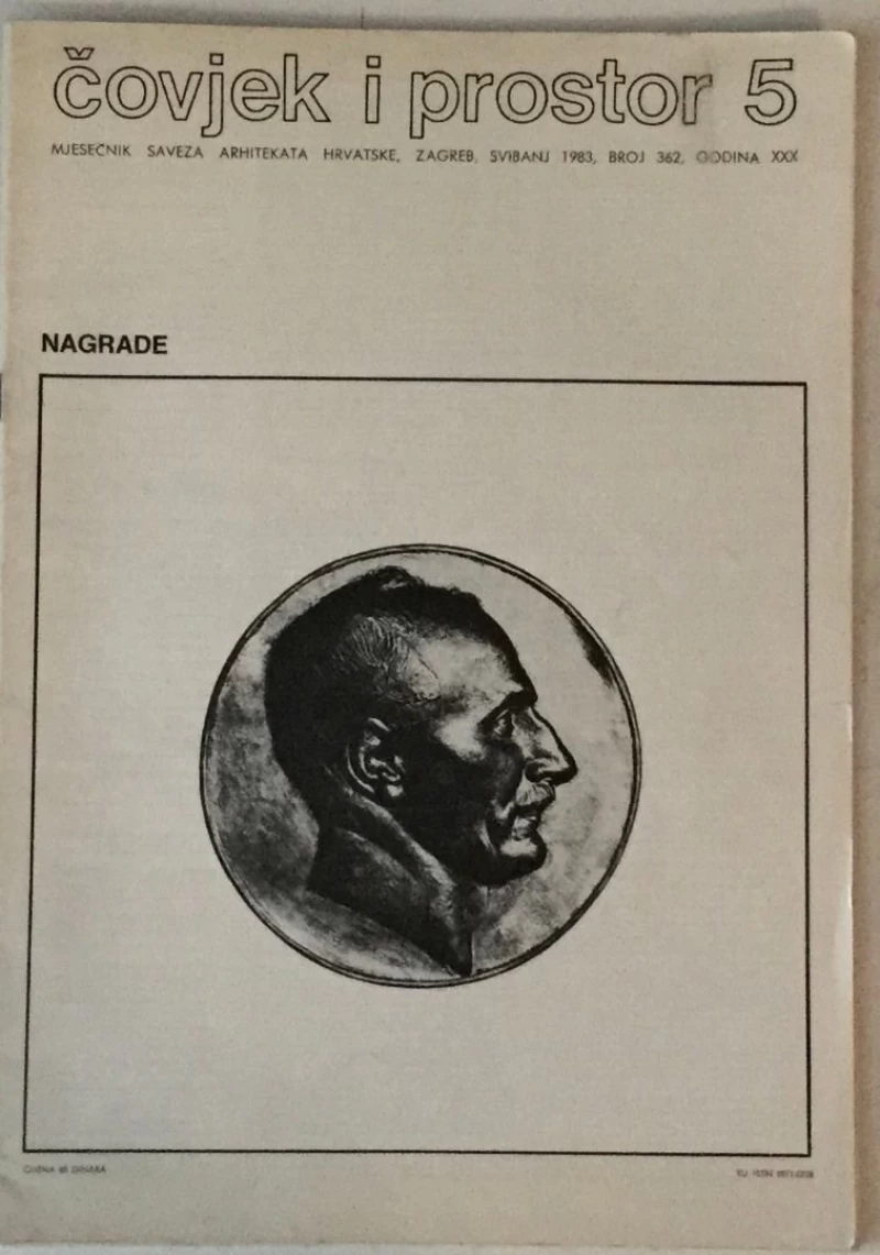ČASOPIS ČOVJEK I PROSTOR , ARHITEKTURA ,  BROJ 3 GODINA 1983. 
