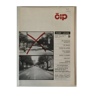 ČASOPIS ČOVJEK I PROSTOR , ARHITEKTURA , ŠKOLE, BROJ 9 GODINA 1979.