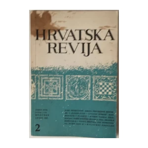 VINKO NIKOLIĆ : HRVATSKA REVIJA 1968. BROJ 2