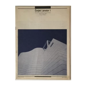 ČASOPIS ČOVJEK I PROSTOR , ARHITEKTURA , ,BROJ 1 , GODINA 1990