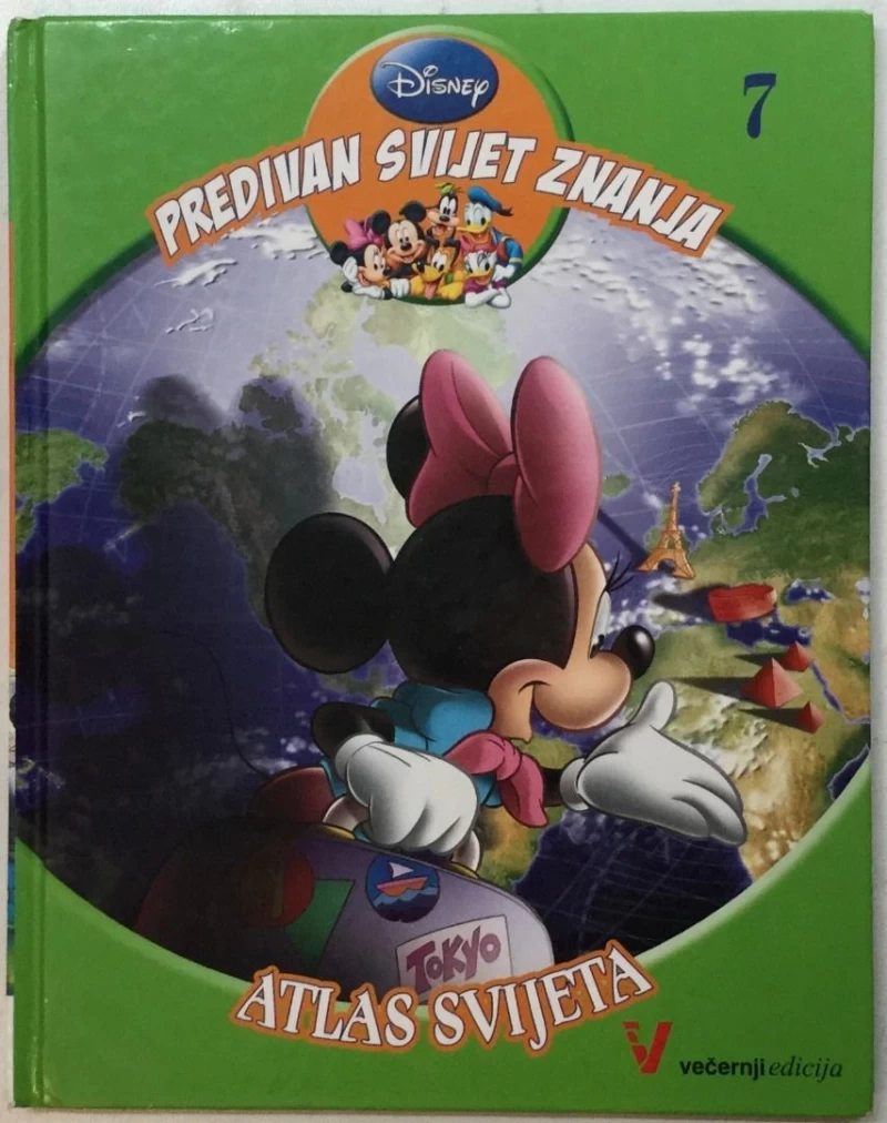 WALT DISNEY : ATLAS SVIJETA ,PREDIVNI SVIJET ZNANJA BROJ 7