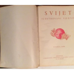 ČASOPIS SVIJET, GODINA IX, 1934. KNJIGA 18