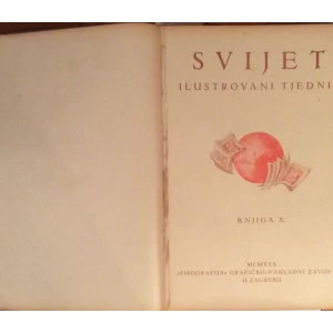 ČASOPIS SVIJET, GODINA V, 1930. KNJIGA 10