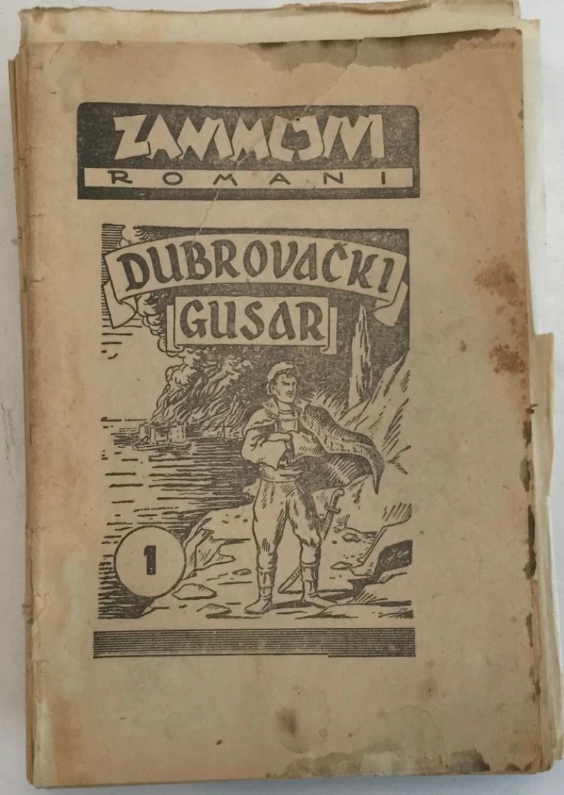 BRANDON VID : DUBROVAČKI GUSAR ,  ROMAN U SVEŠČICAMA 1-45