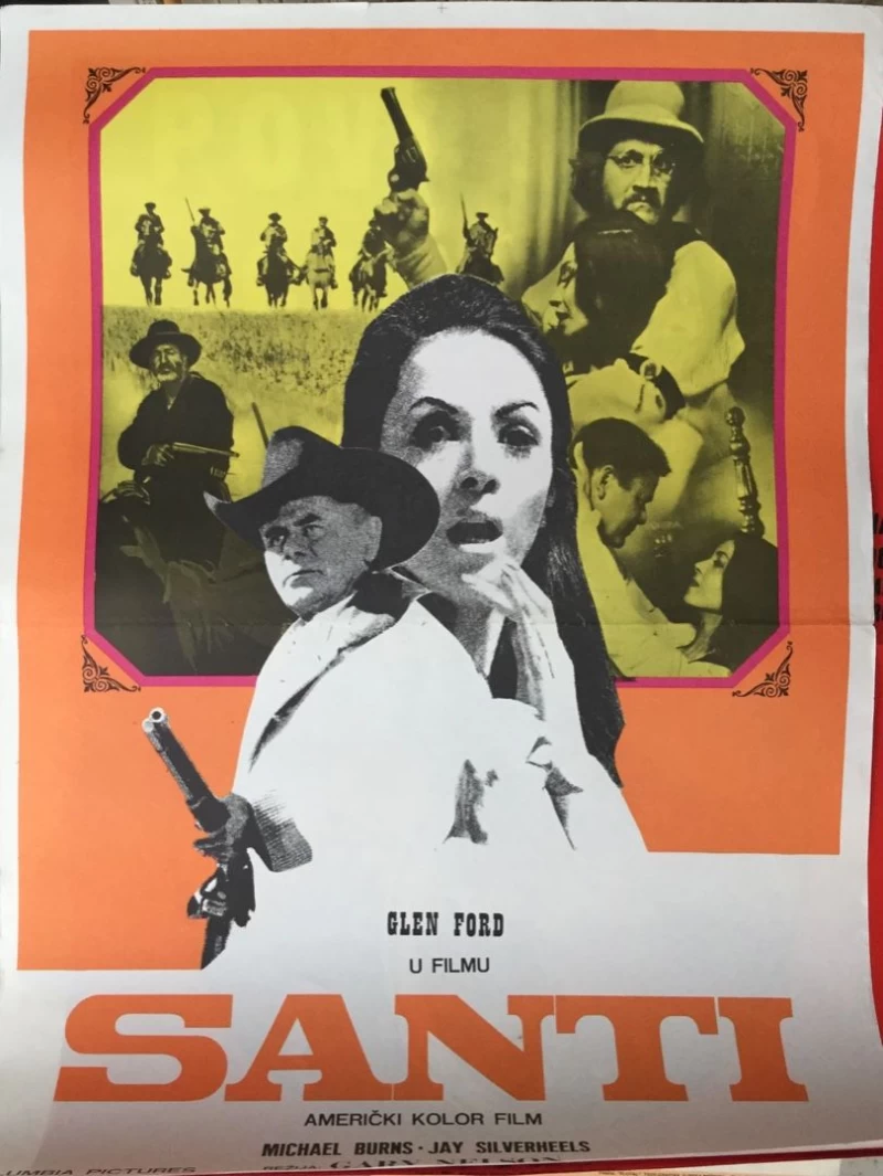 GARY NELSON : SANTI FILMSKI PLAKAT , GLEN FORD