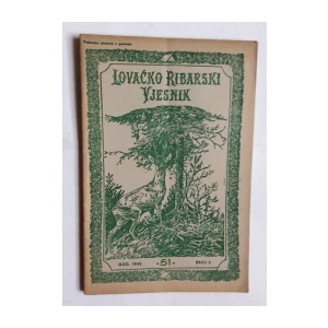 LOVAČKO RIBARSKI VJESNIK, GODINA 1942.  BROJ 6, ZAGREB