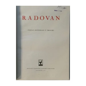 JELA TADIJANOVIĆ : RADOVAN PORTAL KATEDRALE U TROGIRU