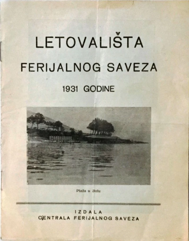 LJETOVALIŠTA FERIJALNOG SAVEZA 1931.