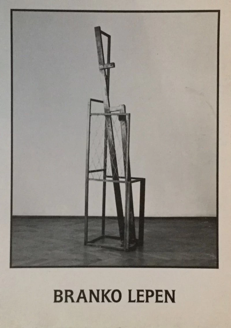 BRANKO LEPEN SPACE NO SPACE , KATALOG IZLOŽBE CEKAO 1994.