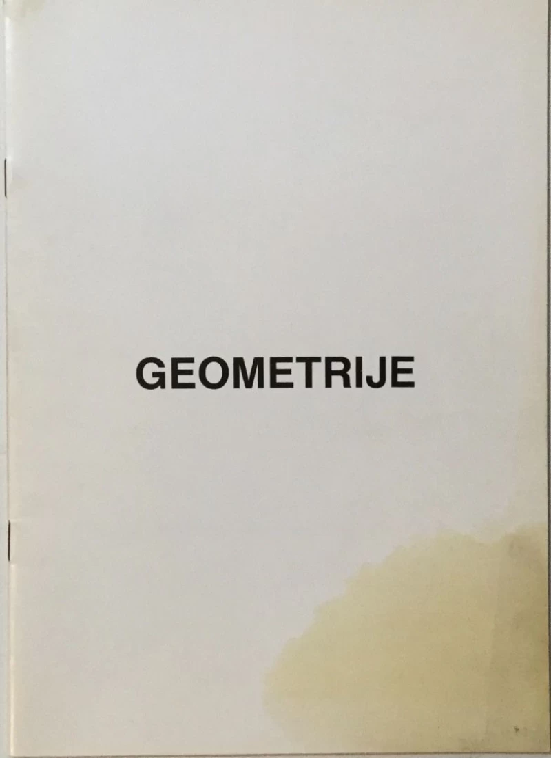 GEOMETRIJE KATALOG IZLOŽBE 1990.