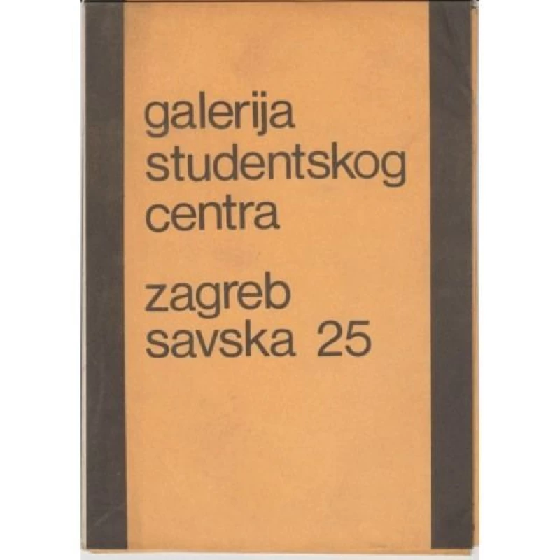 Galerija Studentskog centra katalog izložbe "Dimenzije realnog" 1968.
